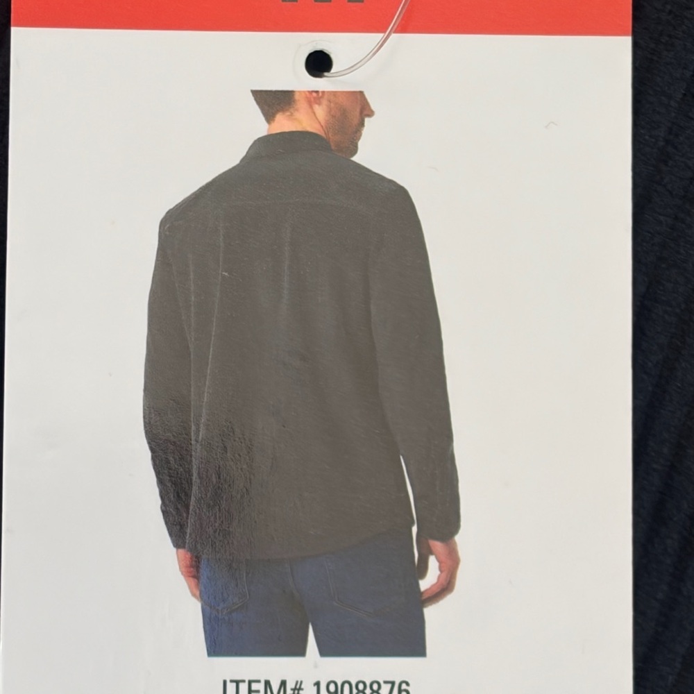 NEW 32 Degrees Men's Casual Button Down Shirt - Dark Blue Gray M - Picture 10 of 14